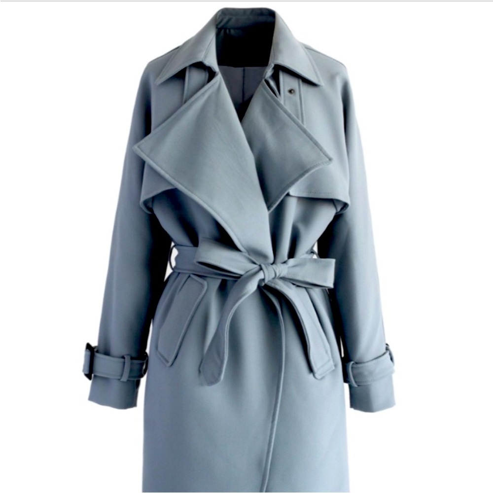 Chicwish Light Gray Outerwear